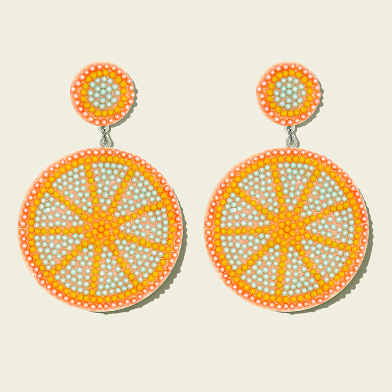 Lemon Orange Earrings