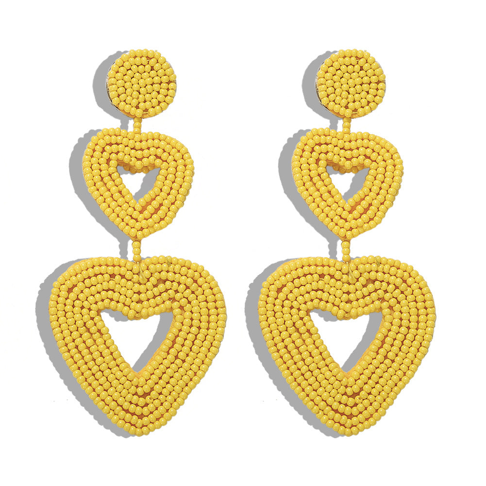 Heart-Shaped Niche Earrings