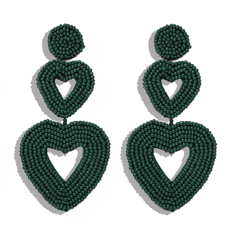 Heart-Shaped Niche Earrings