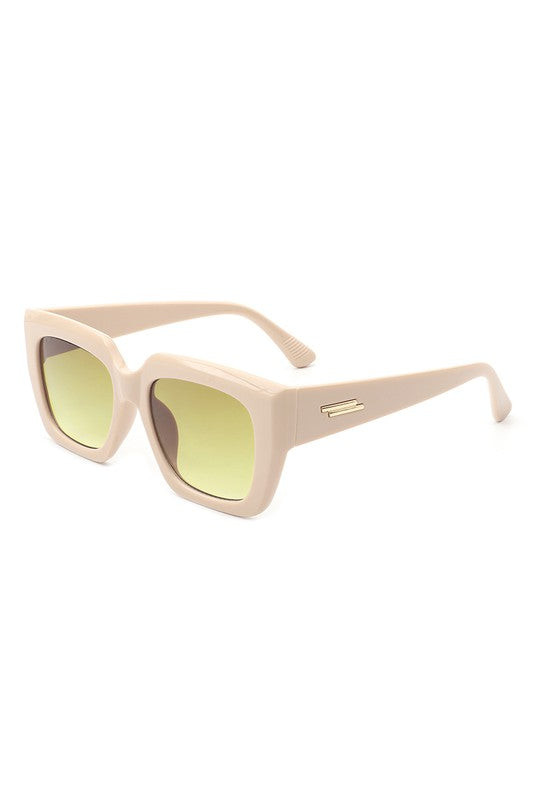 Square Retro Flat Top Cat Eye Fashion Sunglasses