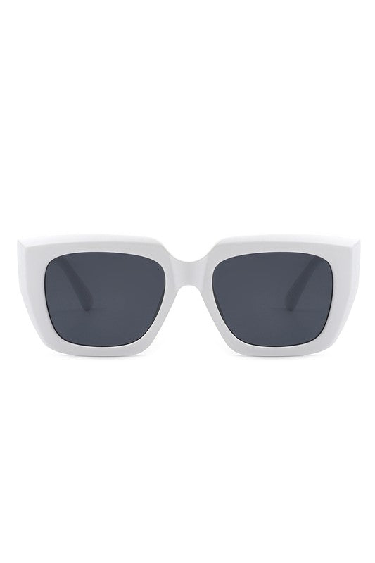 Square Retro Flat Top Cat Eye Fashion Sunglasses