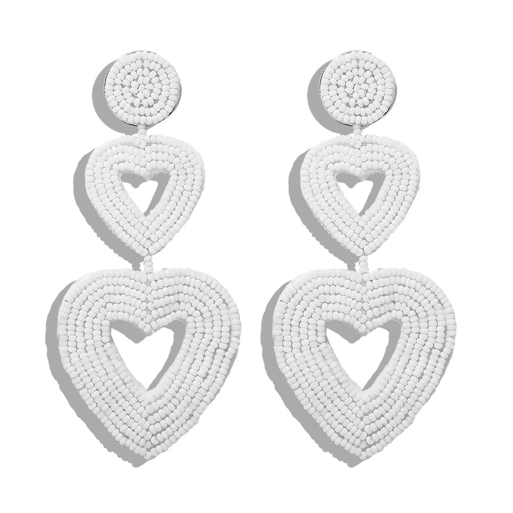 Heart-Shaped Niche Earrings