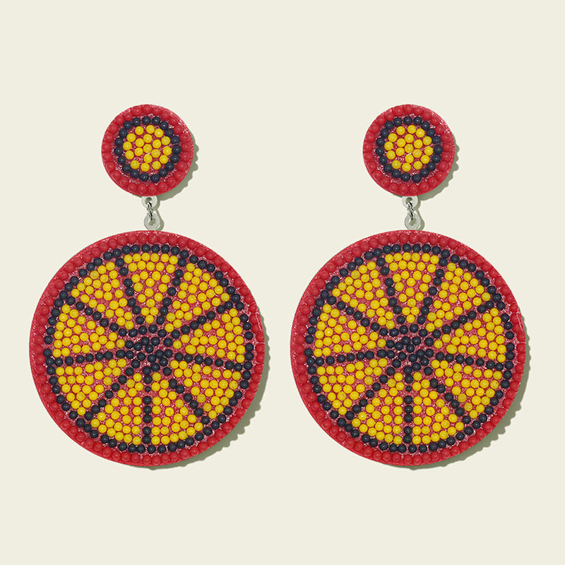 Lemon Orange Earrings