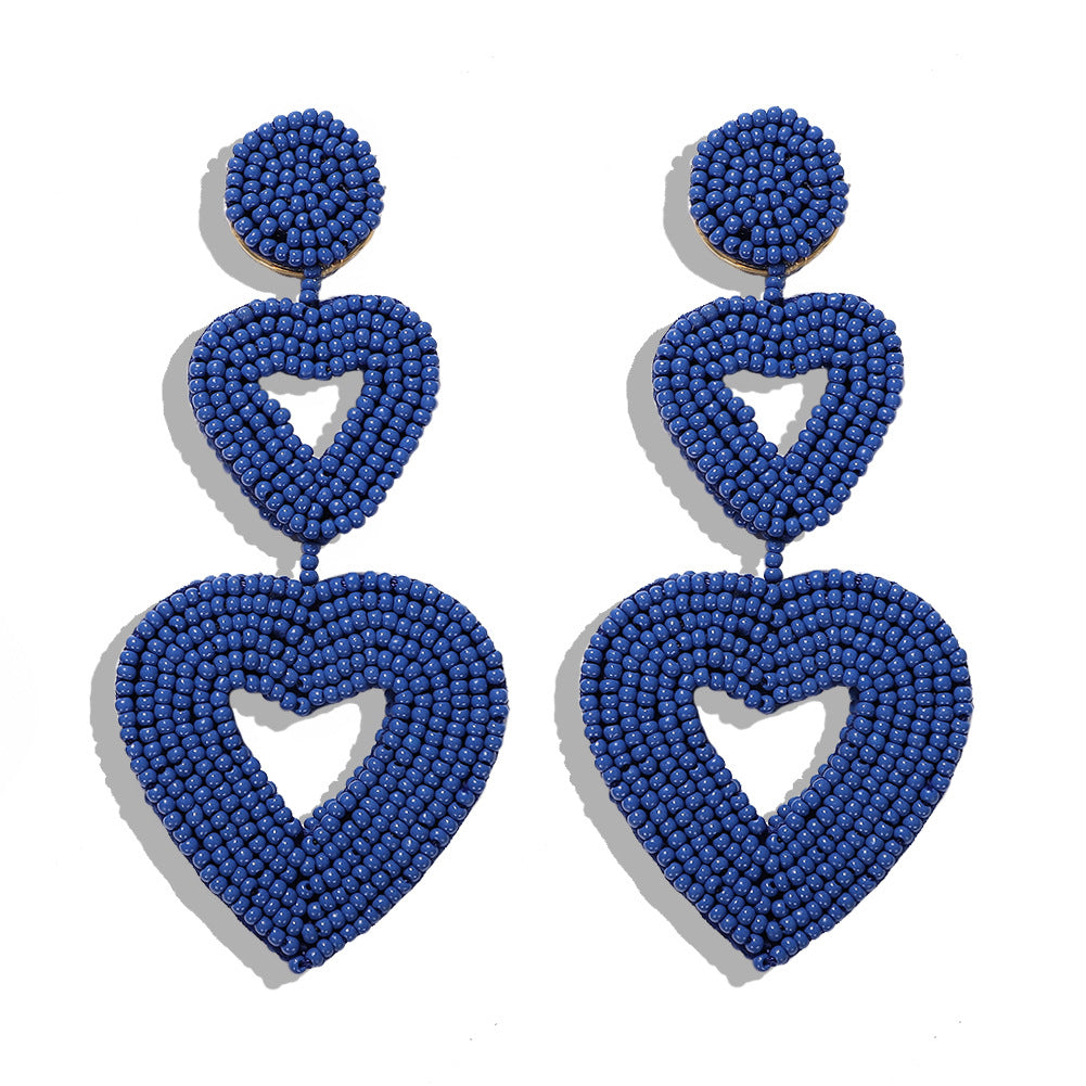 Heart-Shaped Niche Earrings