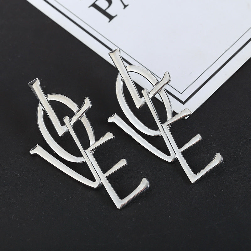 LOVE Pendant Earrings