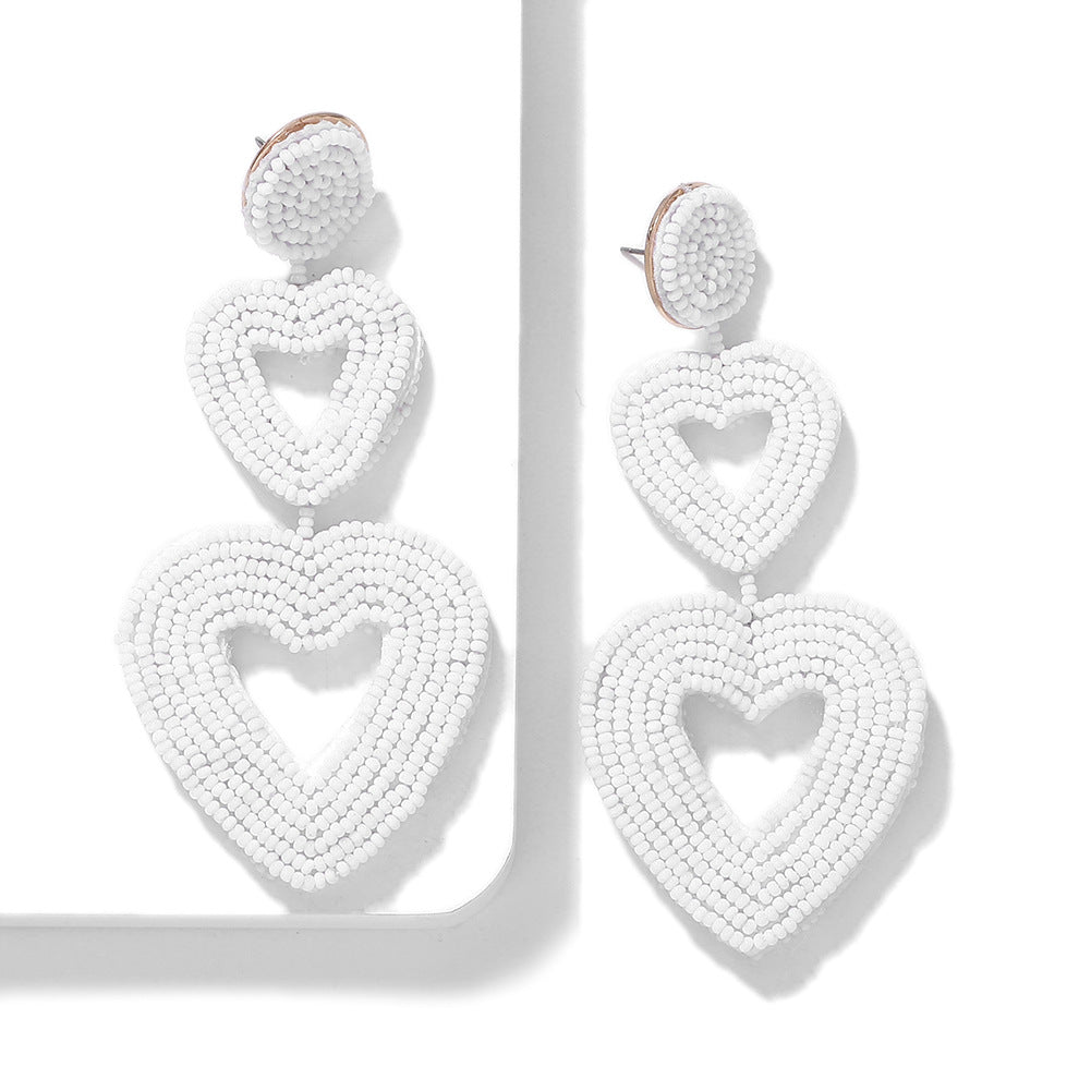 Heart-Shaped Niche Earrings