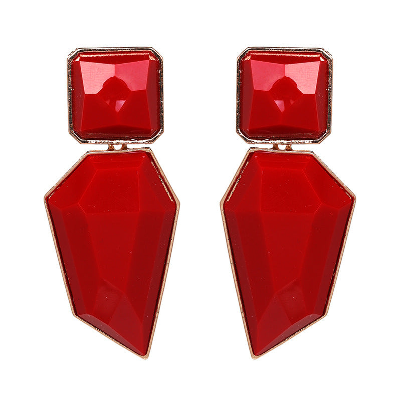 Exaggerated Geometric Earrings