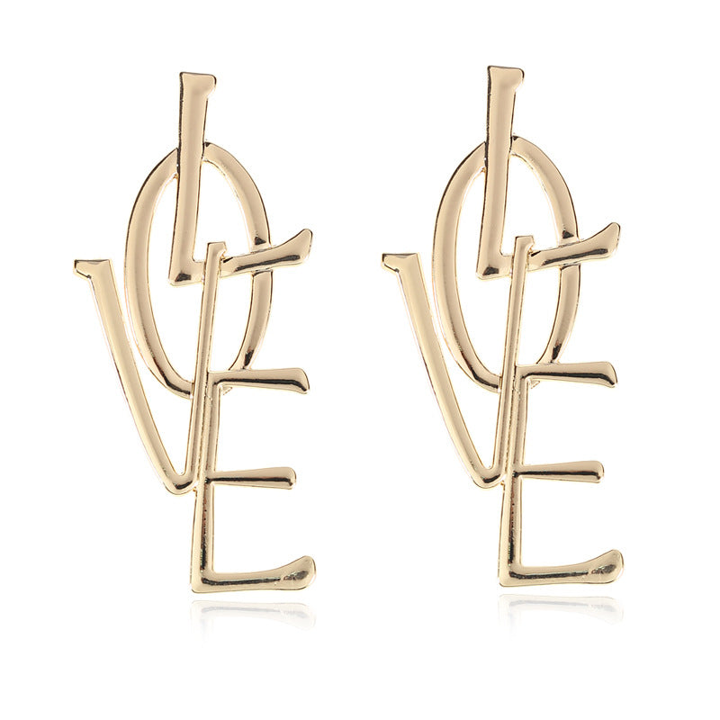 LOVE Pendant Earrings