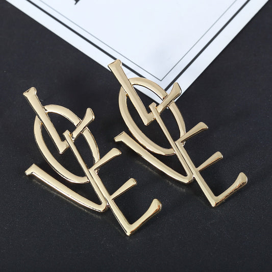 LOVE Pendant Earrings