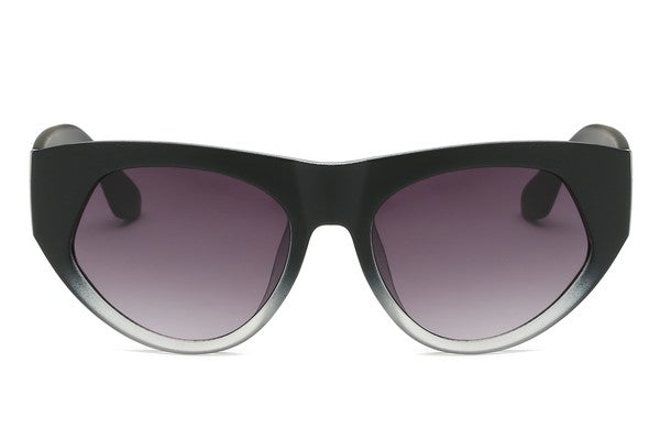 Rue - Round Cat Eye Fashion Sunglasses