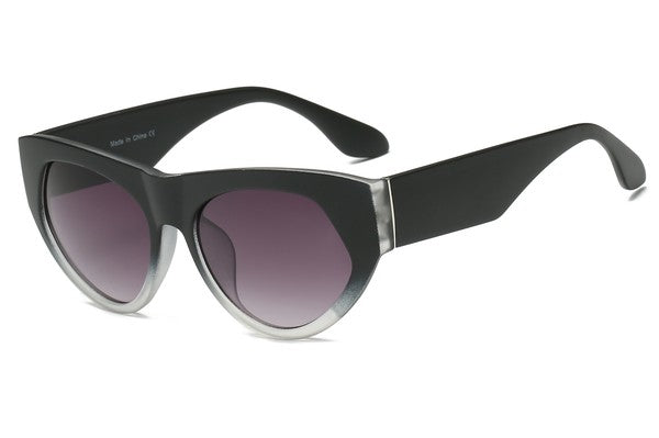 Rue - Round Cat Eye Fashion Sunglasses