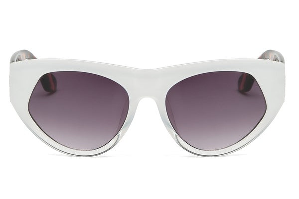 Rue - Round Cat Eye Fashion Sunglasses