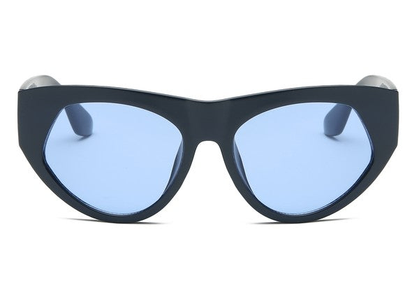 Rue - Round Cat Eye Fashion Sunglasses