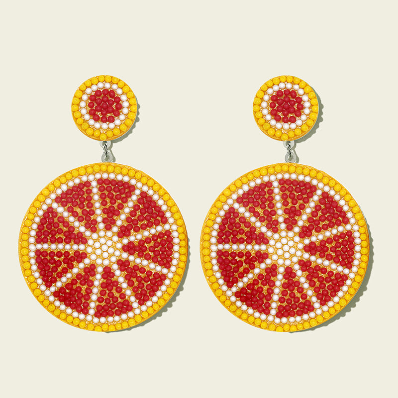 Lemon Orange Earrings